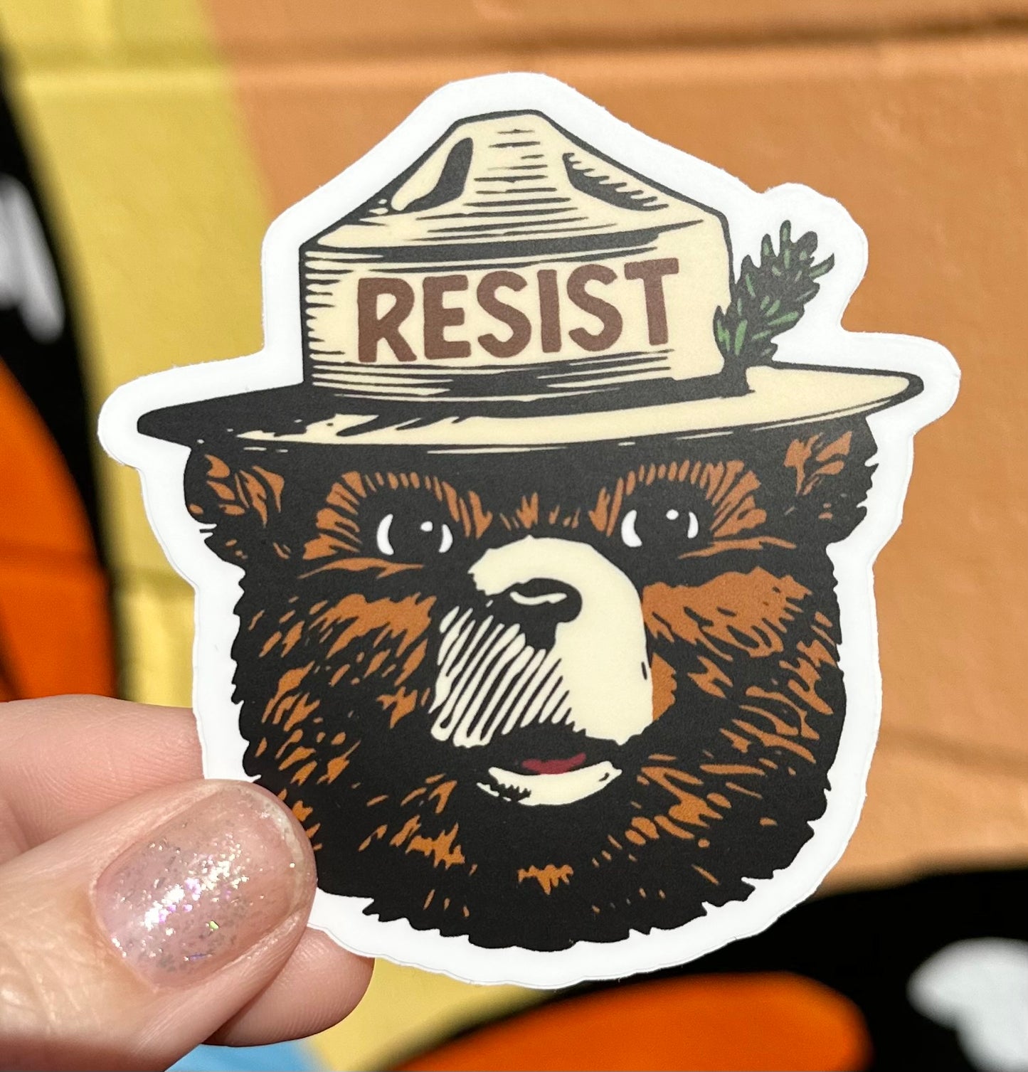 Resist Sticker