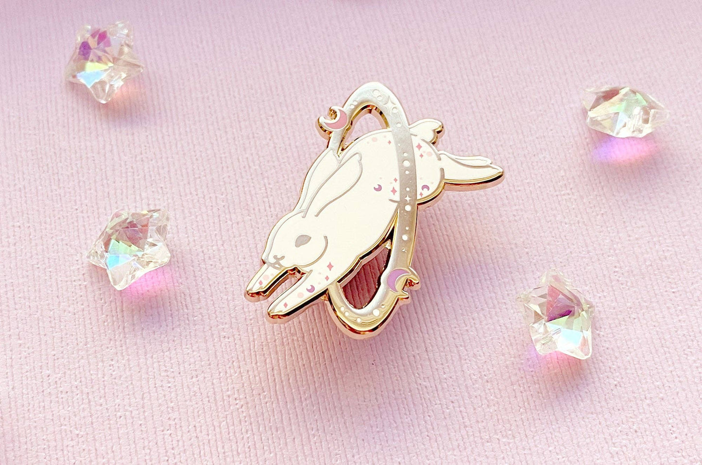 Cosmic Rabbit Pin