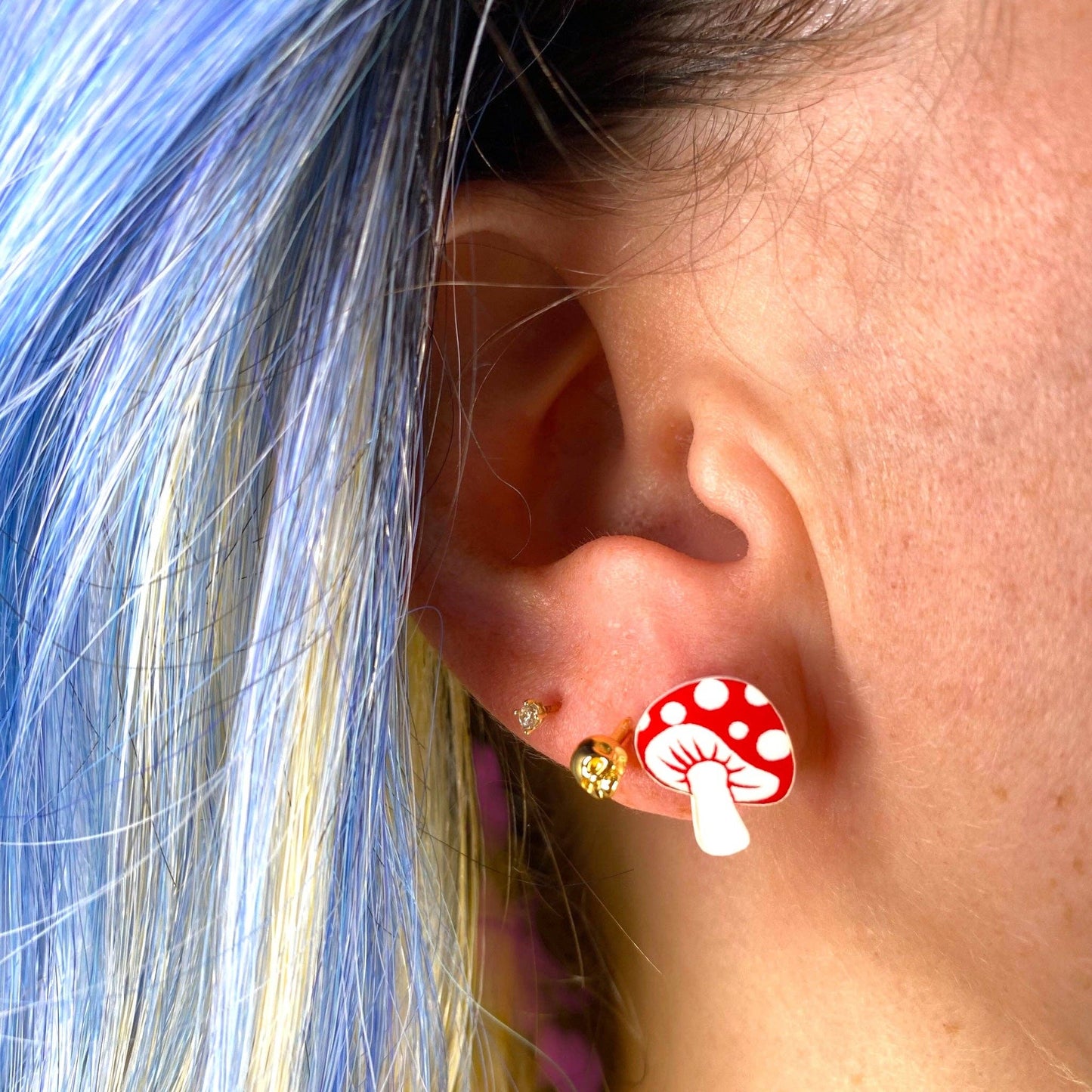 Magic Mushroom Earrings