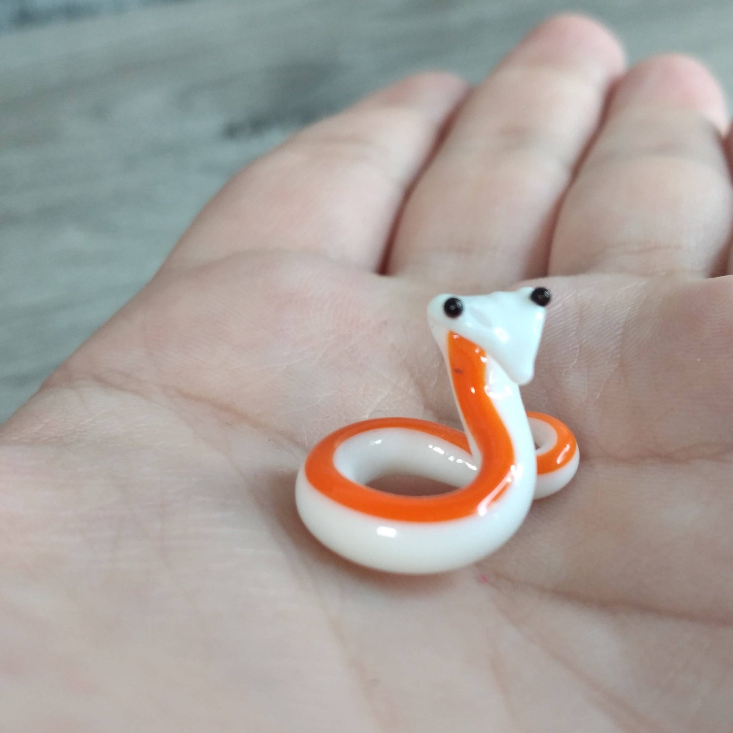 Small Glass Animal Figurines Surprise Pull