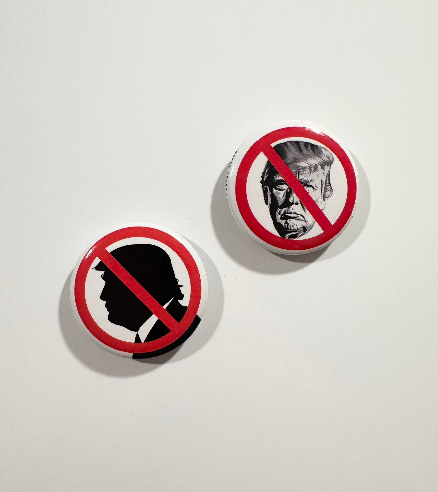 No To Trump Button Magnet (Style 1)