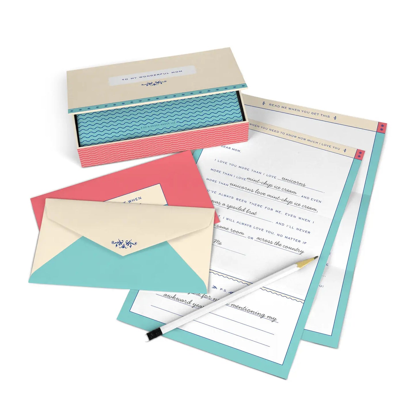 Letters To My Wonderful Mom; Read Me When Box Set - 9 Cards Included
