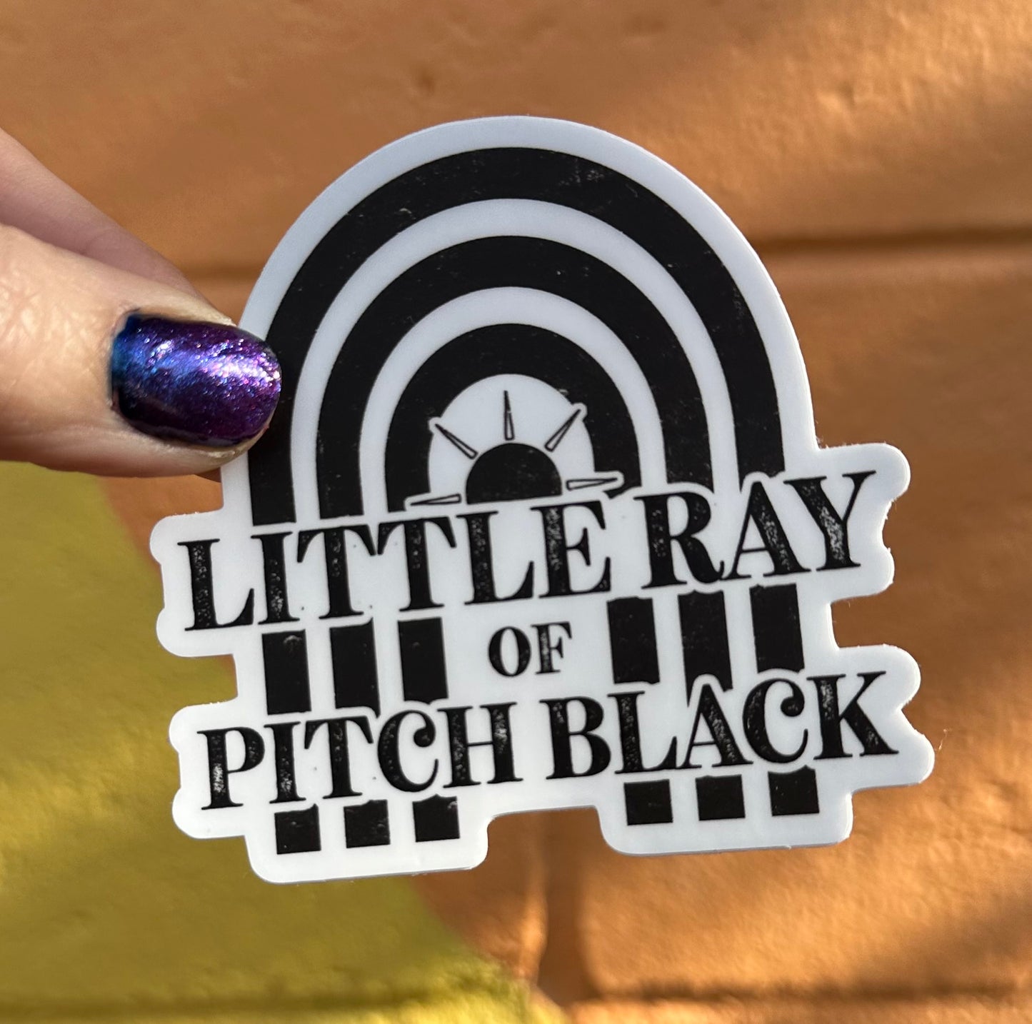Little Ray Of Pitch Black Sticker