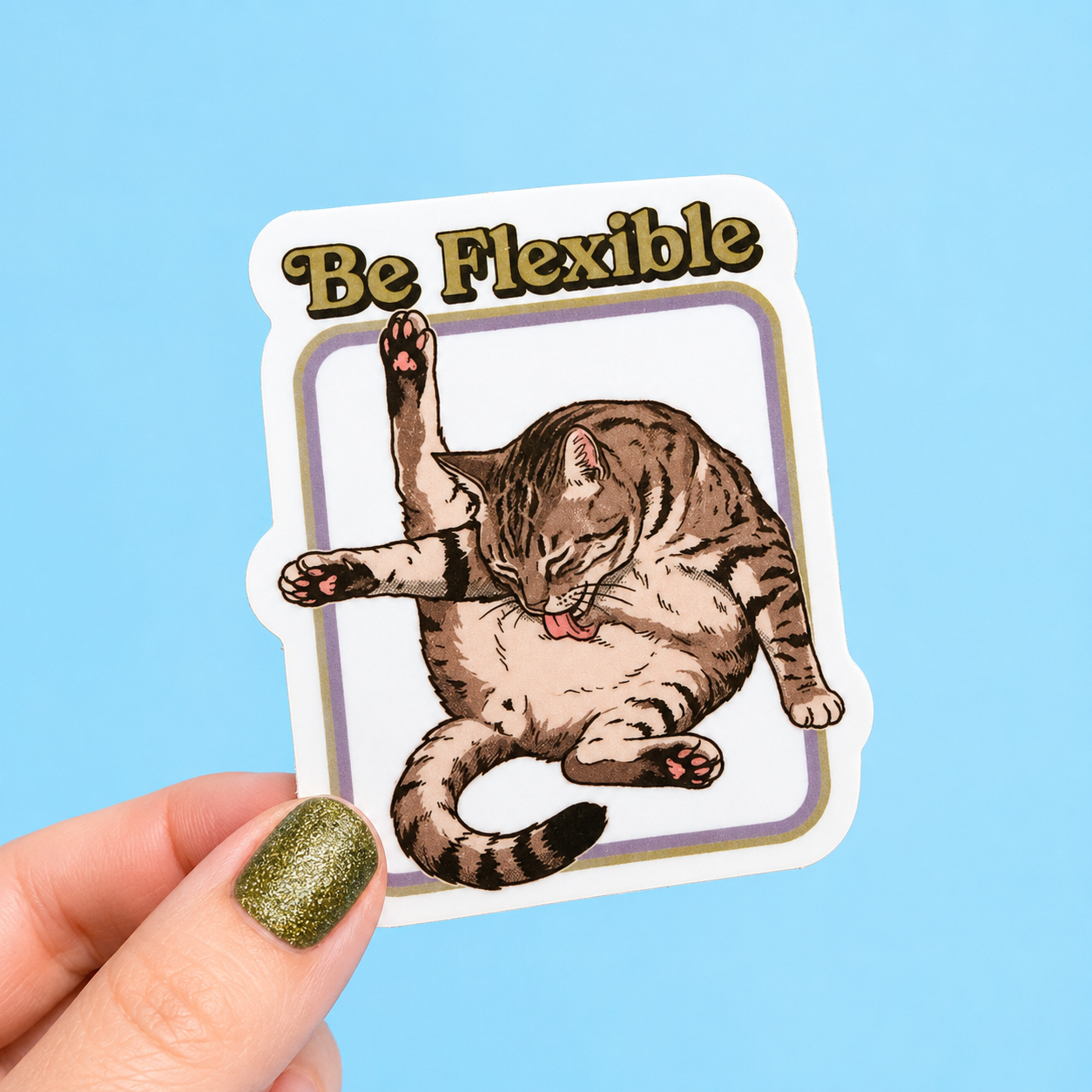 Be Flexible Sticker