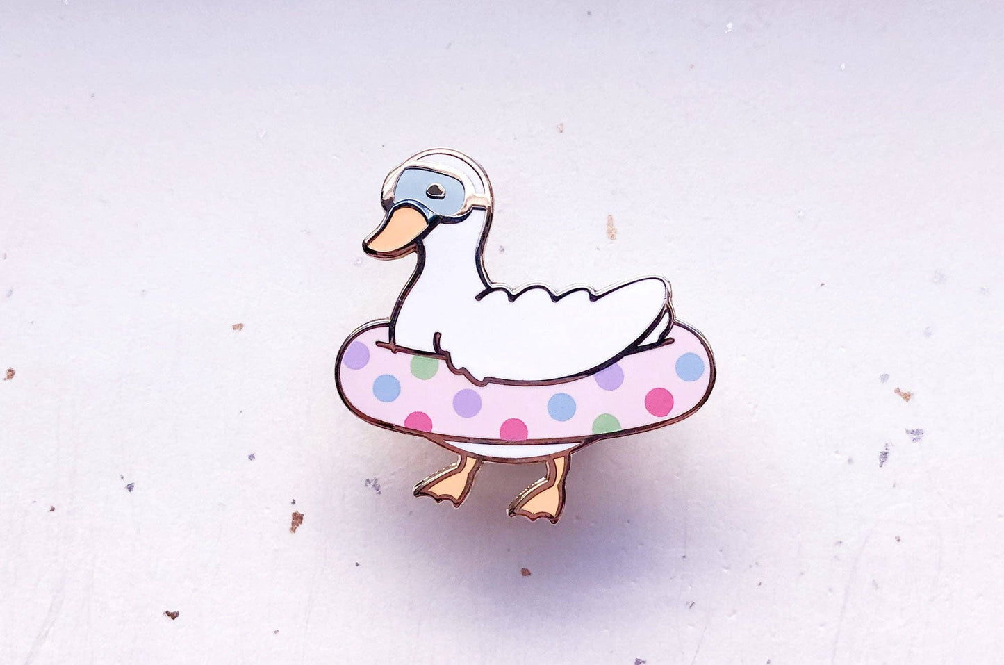 Duck Swimmer Pin