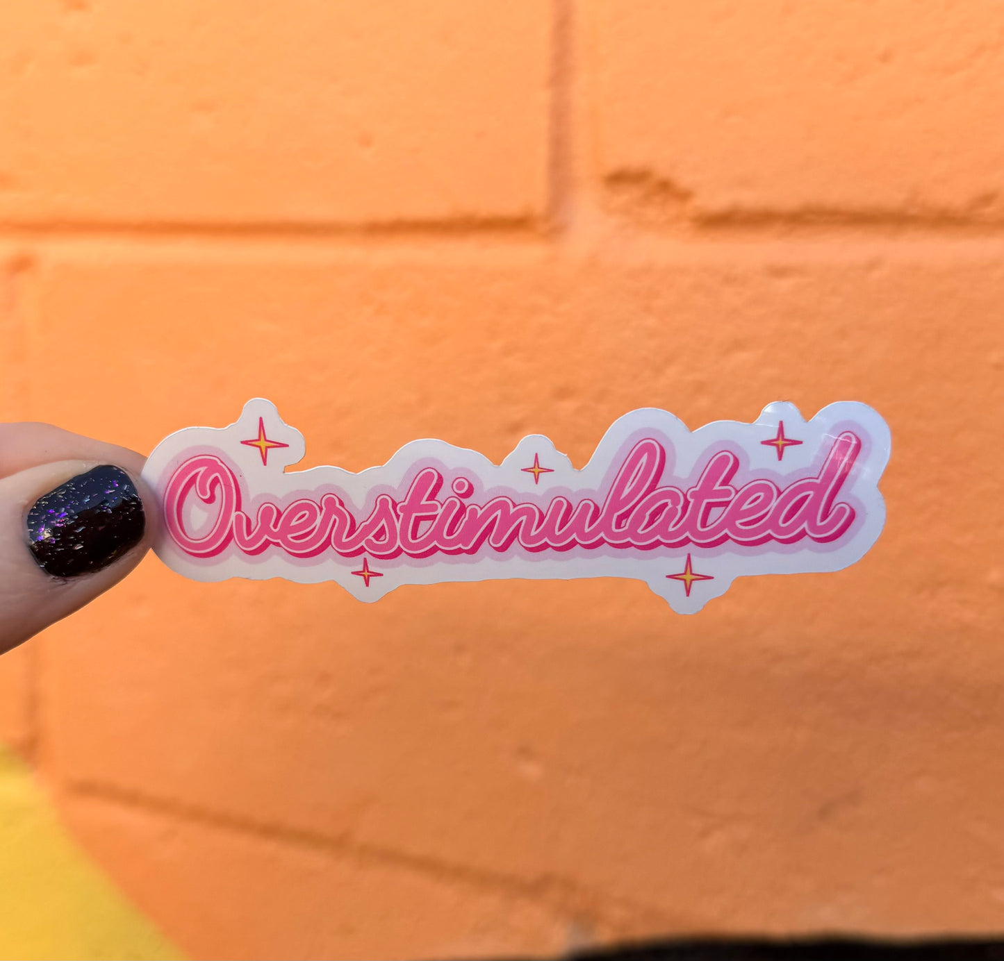 Overstimulated Sticker