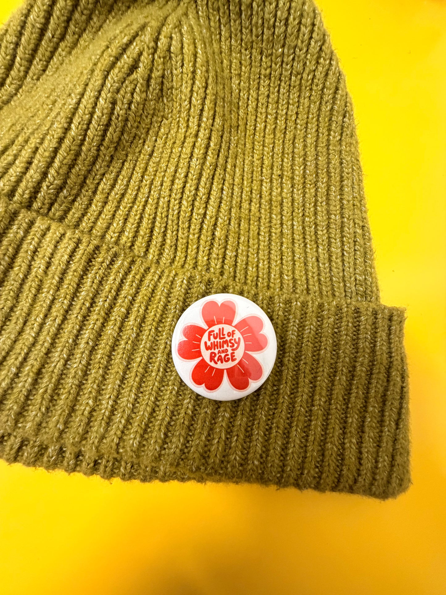 Full Of Whimsy & Rage Button