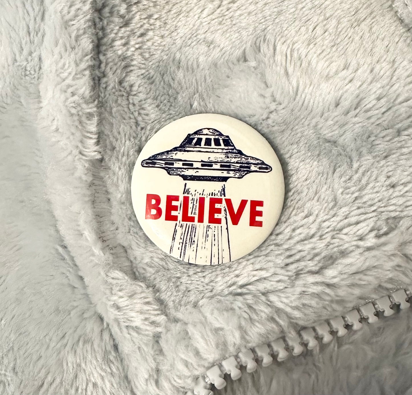 Believe UFO Button