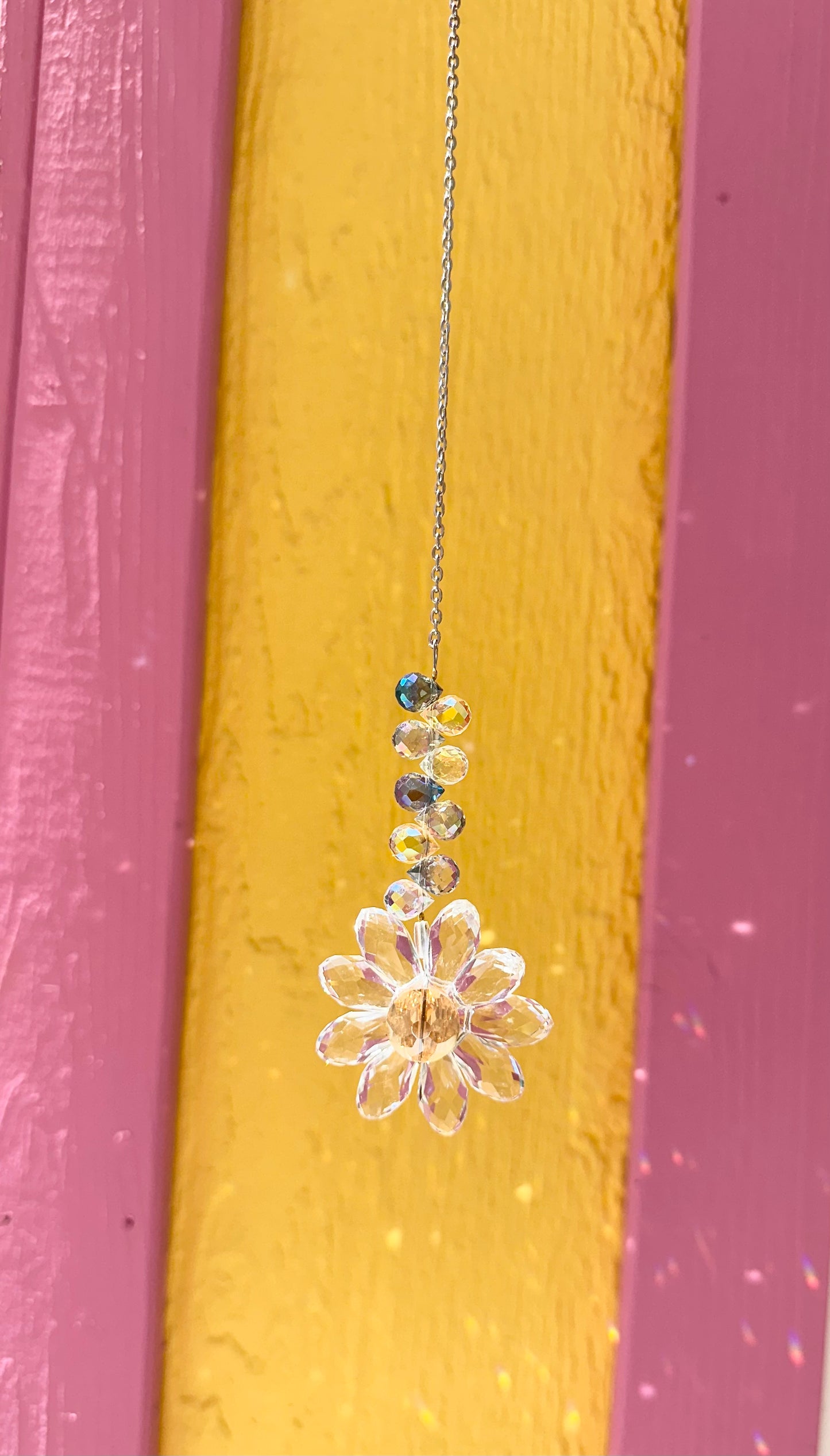 Flower Crystal Suncatcher