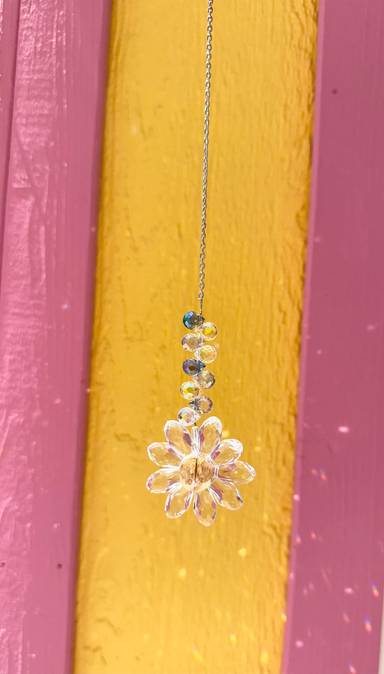 Flower Crystal Suncatcher