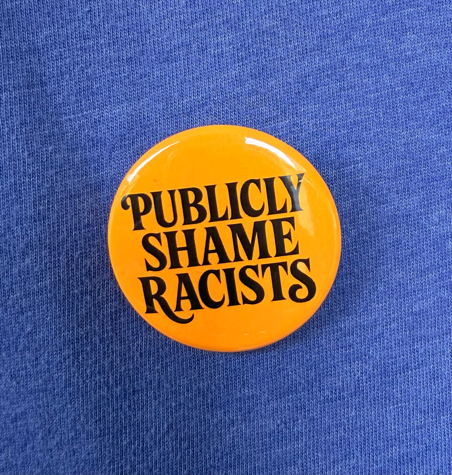 Publicly Shame Racists Button