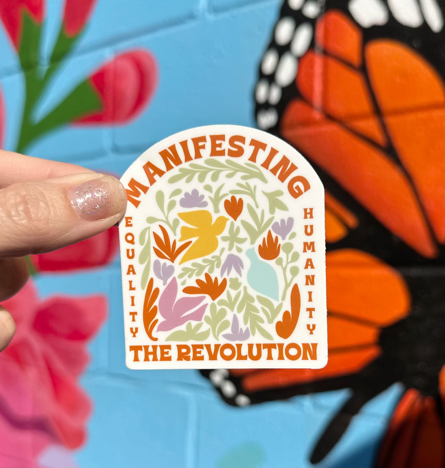 Manifesting The Revolution Sticker