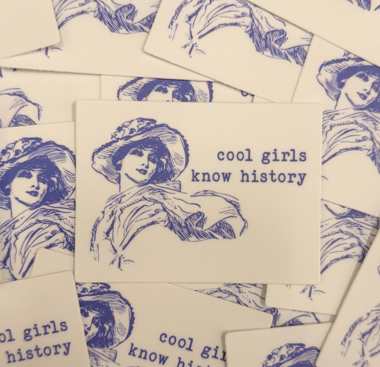 Cool Girls Know History Sticker