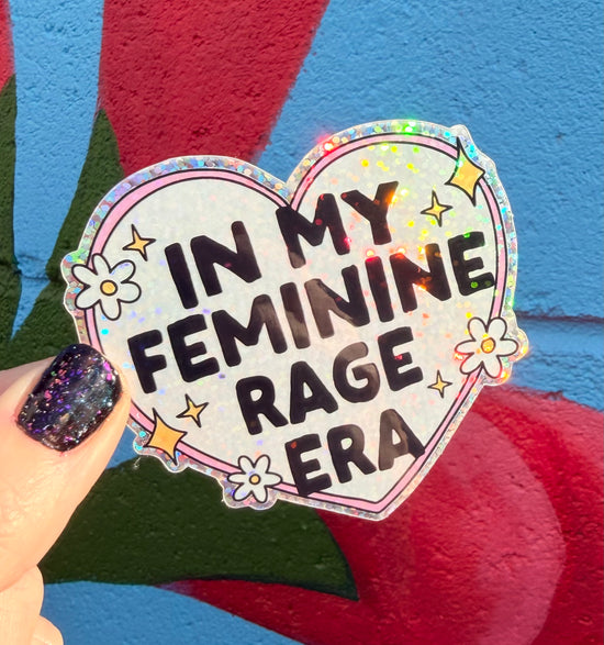 In My Feminine Rage Era Sticker (2 styles available)