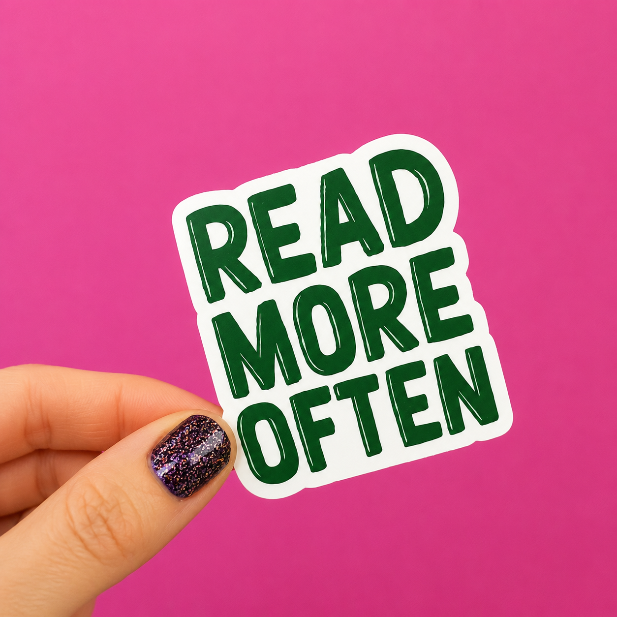 Read More Often Sticker