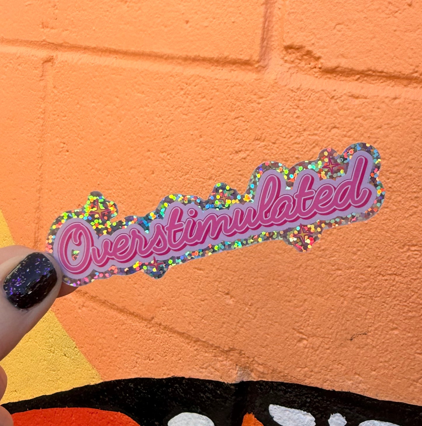 Overstimulated Sticker