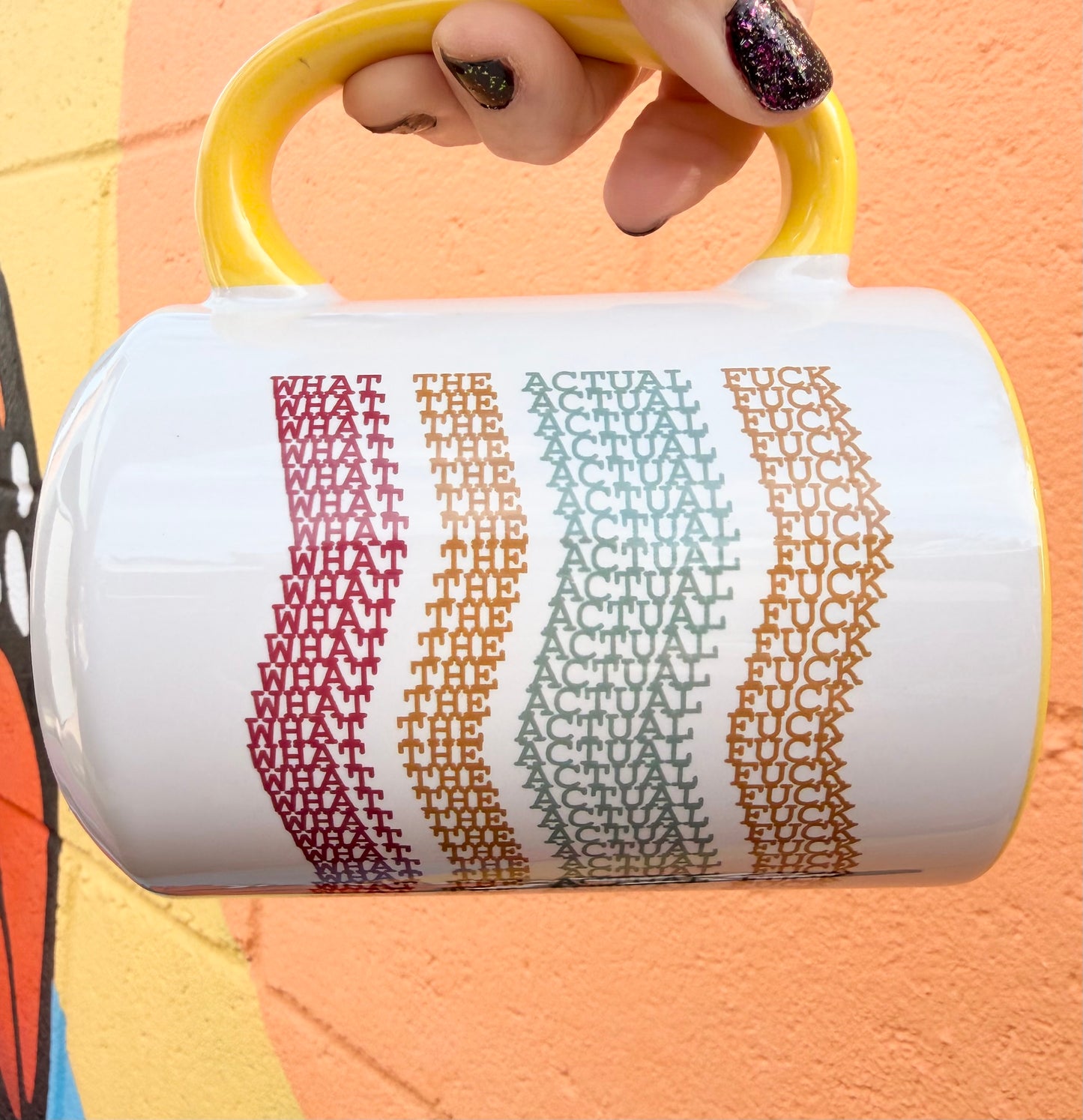 Hidden What The Actual Fuck 15 oz Mug