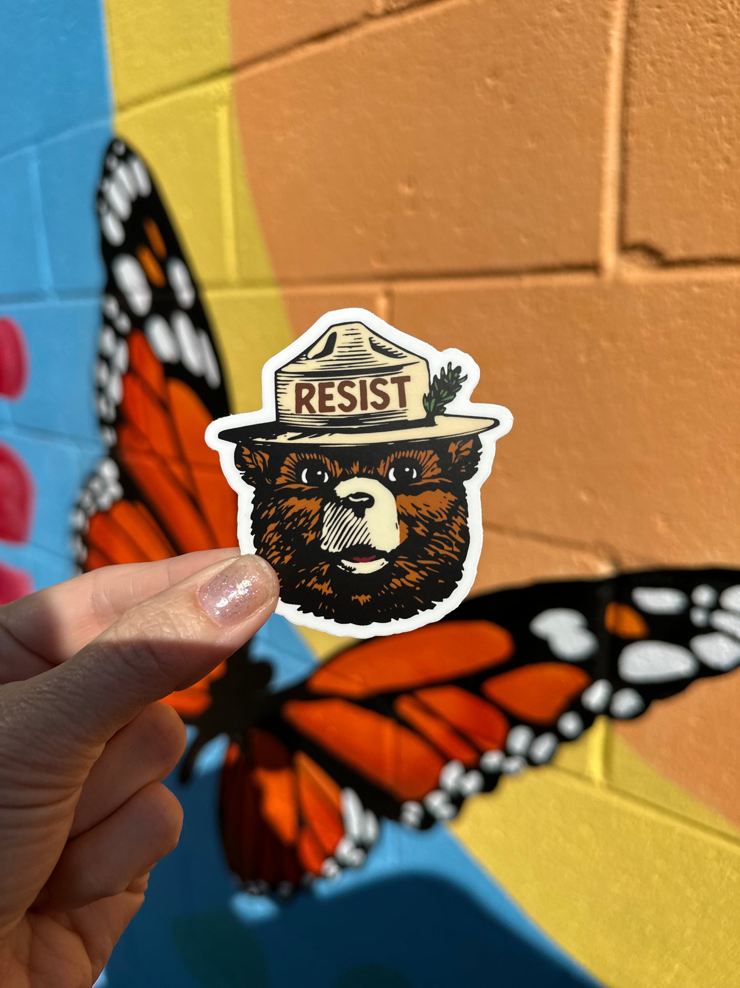 Resist Sticker