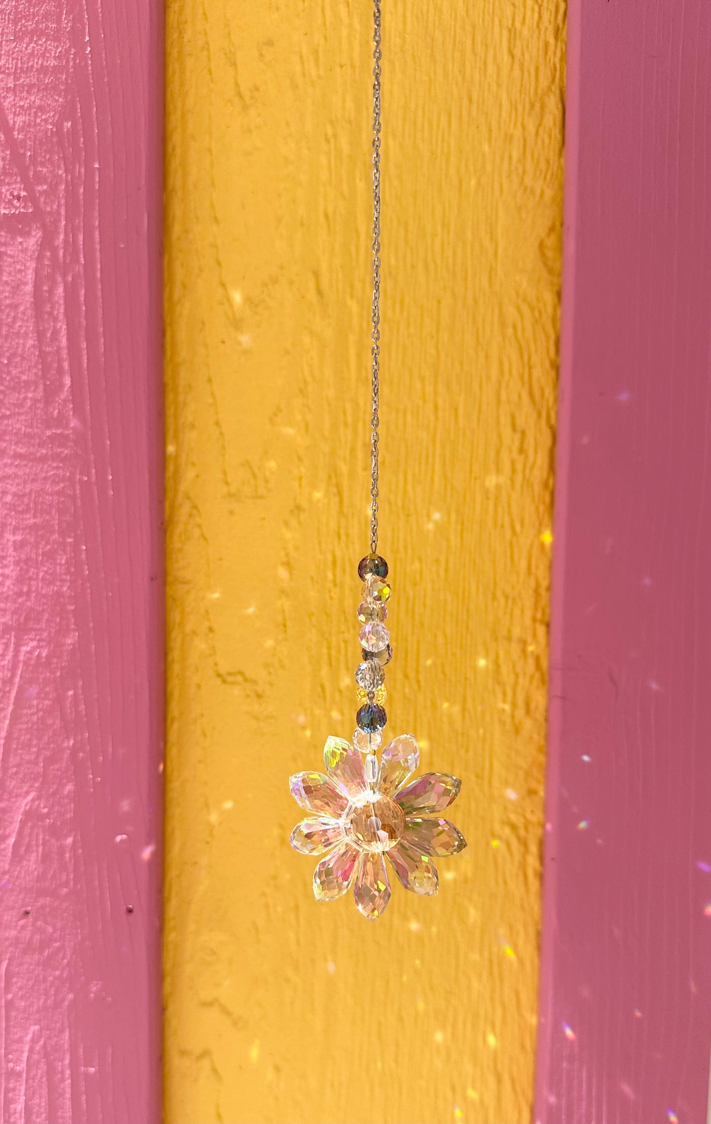 Flower Crystal Suncatcher