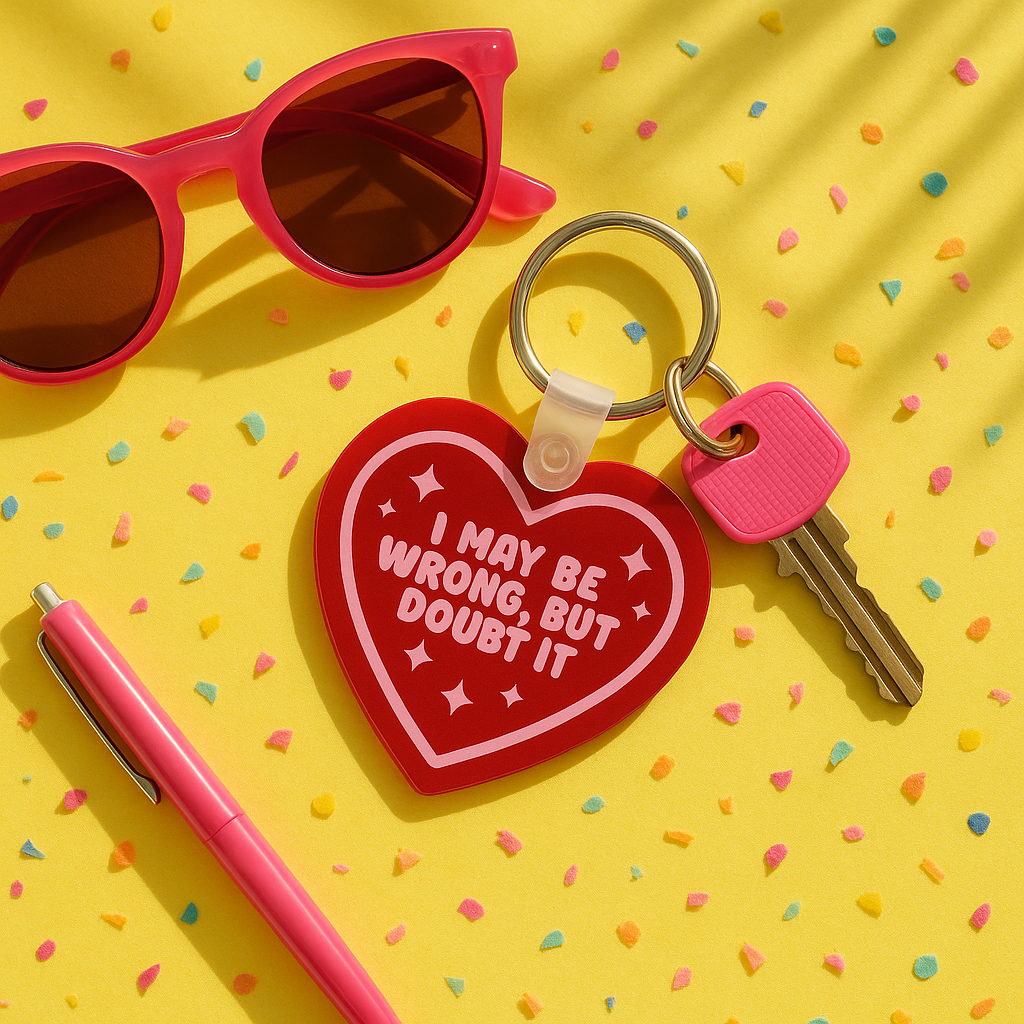 I May Be Wrong, But I Doubt It Keychain