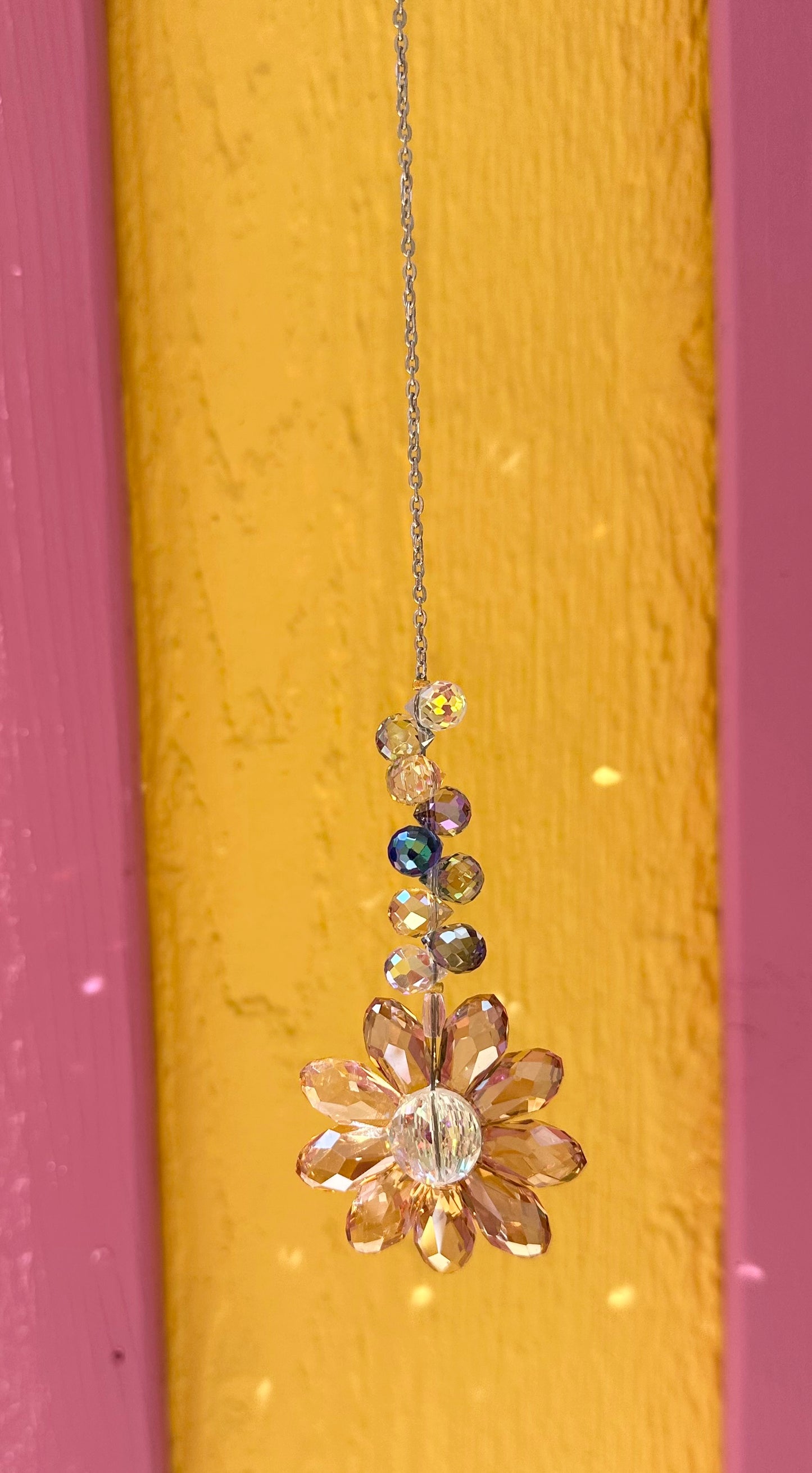 Flower Crystal Suncatcher