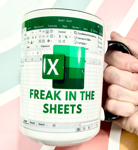 Freak In The Sheets 15 oz Mug