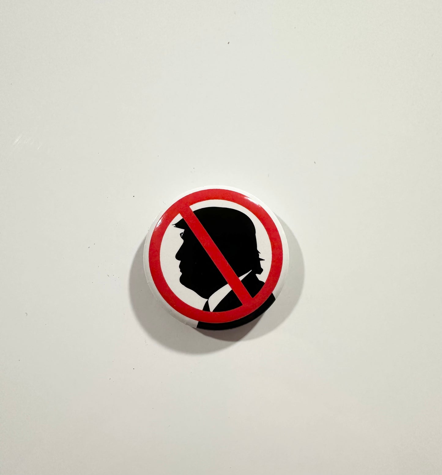 No To Trump Button Magnet (Style 1)