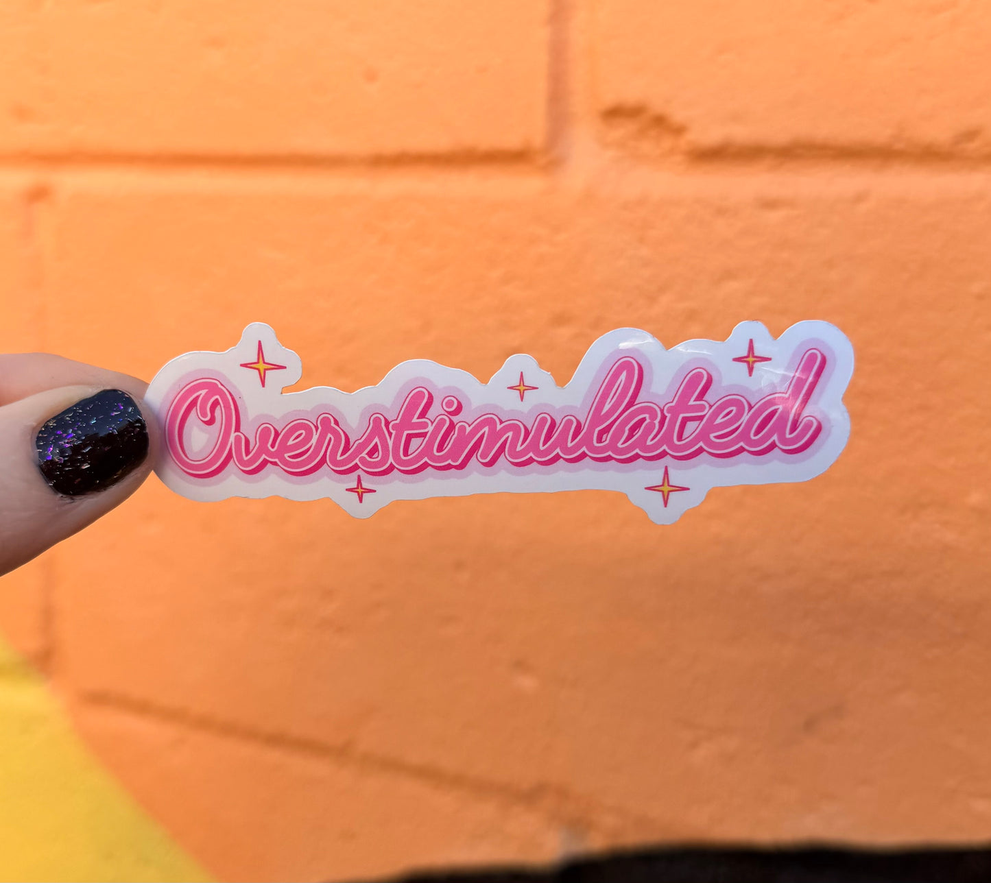 Overstimulated Sticker
