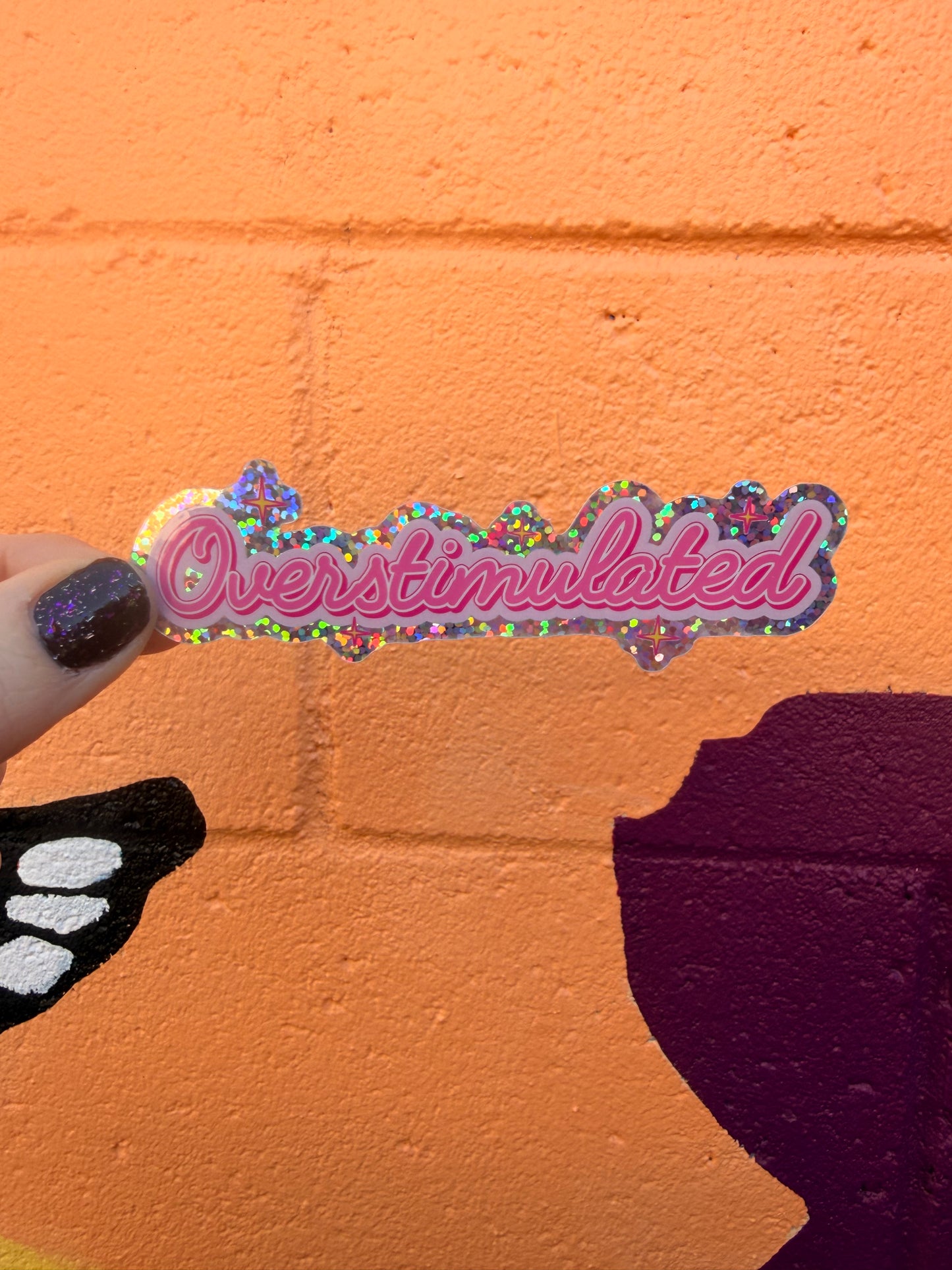 Overstimulated Sticker