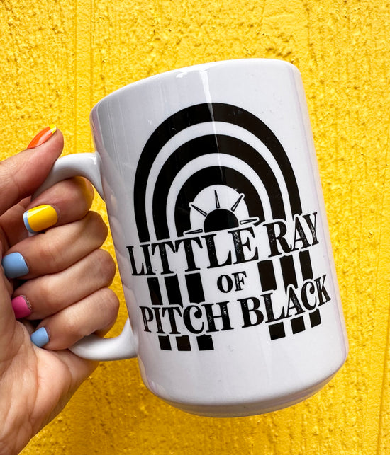 Little Ray Of Pitch Black 15 oz Mug