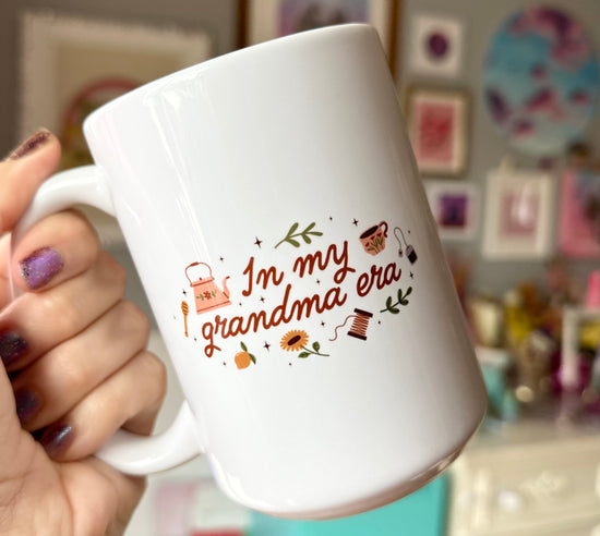 In My Grandma Era 15 oz Mug (2 colors available)