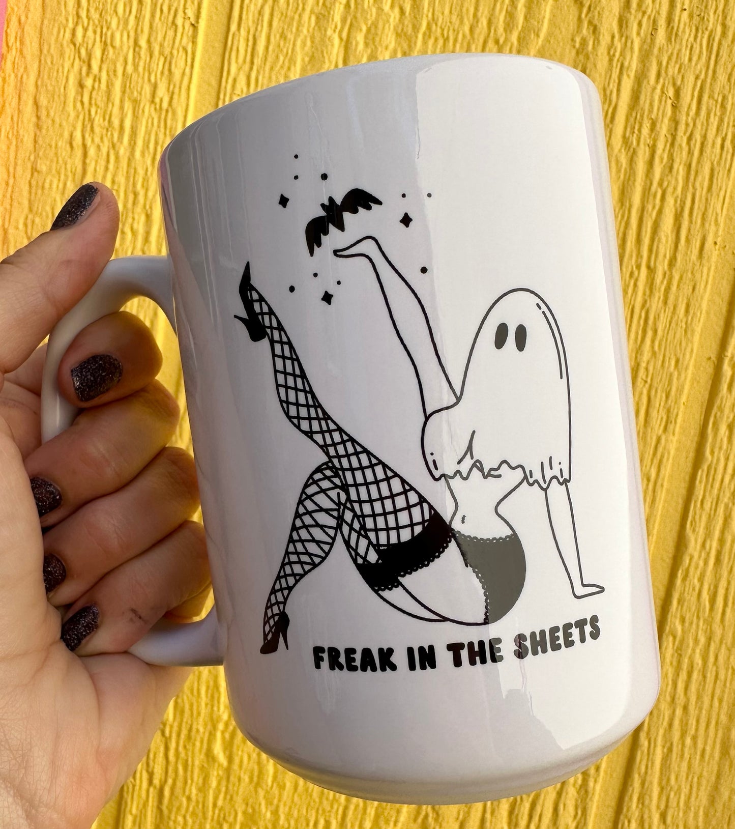 Freak In The Sheets 15 oz Mug