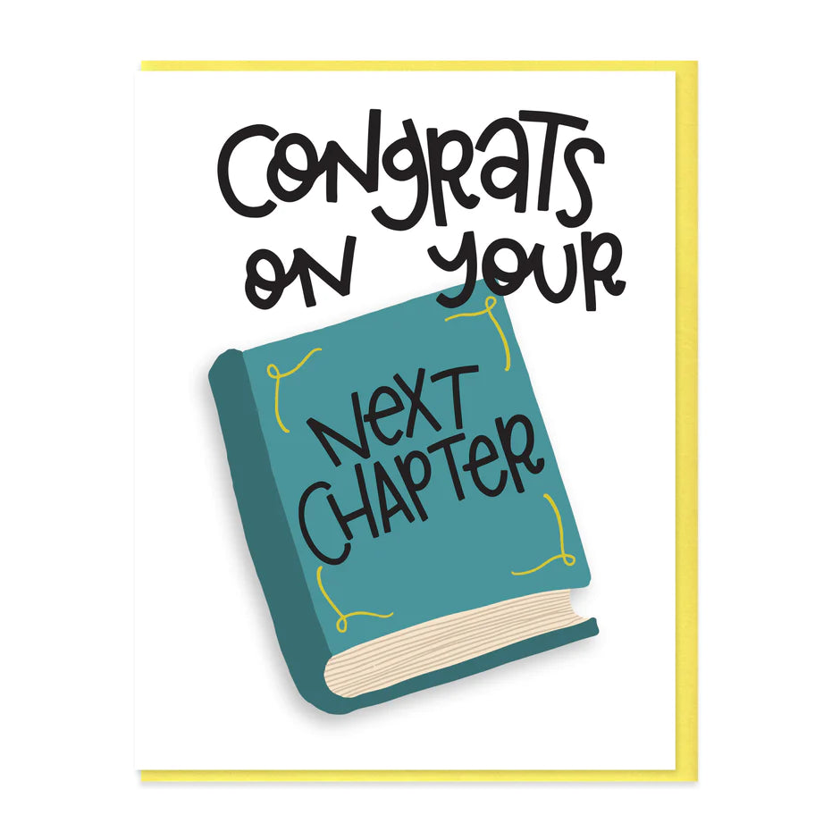 Congrats On Your Next Chapter Card
