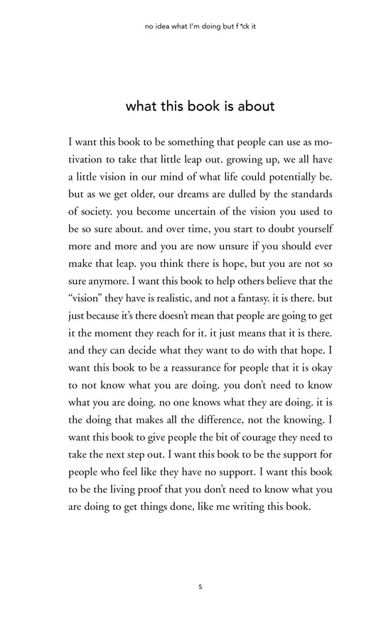 No Idea What I'm Doing But F*Ck It Book - 157 pages
