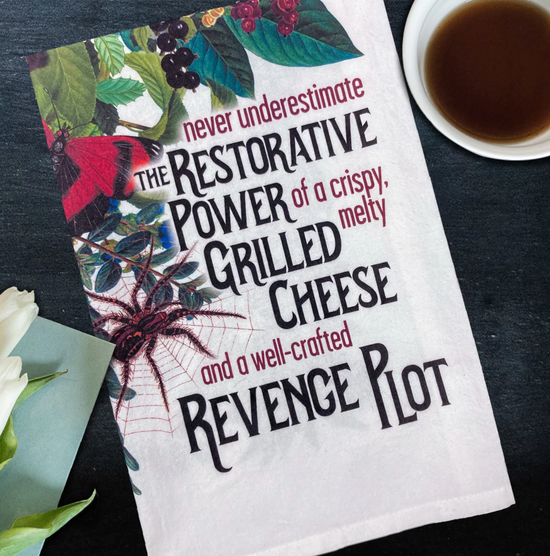 Load image into Gallery viewer, Well-Crafted Revenge Plot Tea Towel
