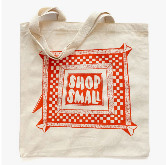 Load image into Gallery viewer, Shop Small Tote Bag
