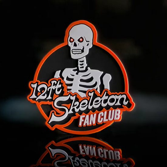 12ft Skeleton Fan Club Magnet