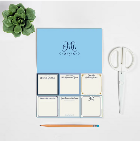 Formal Sticky Notes Packet