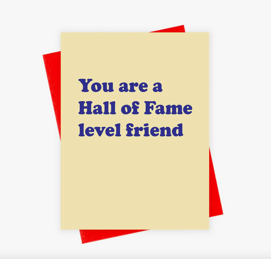 Hall Of Fame Level Friend Card