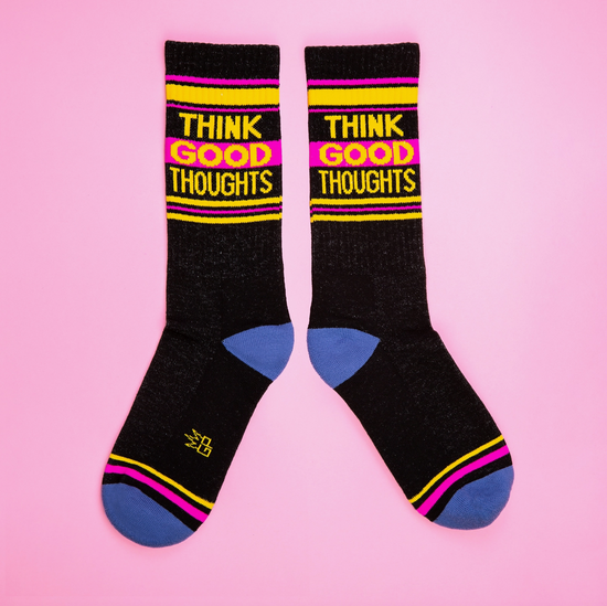 Load image into Gallery viewer, Think Good Thoughts Socks
