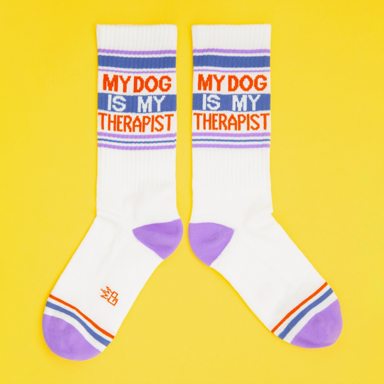 My Dog Is My Therapist Socks