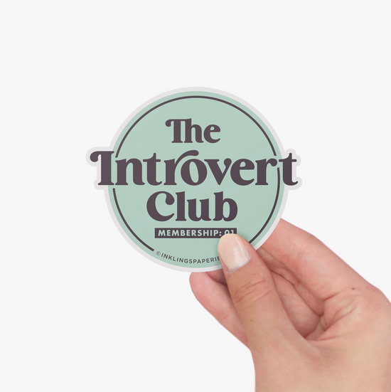 Load image into Gallery viewer, The Introvert Club Sticker
