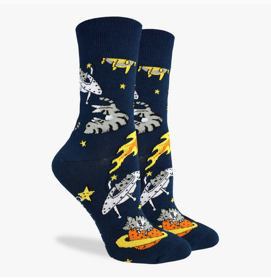 Load image into Gallery viewer, Space Cats Socks
