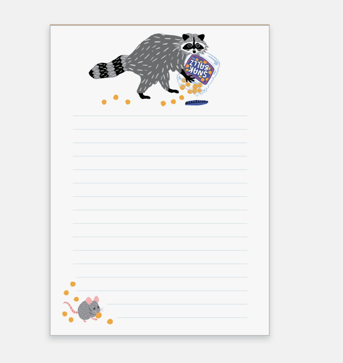 Load image into Gallery viewer, Snak Ballz Notepad - 50 sheets
