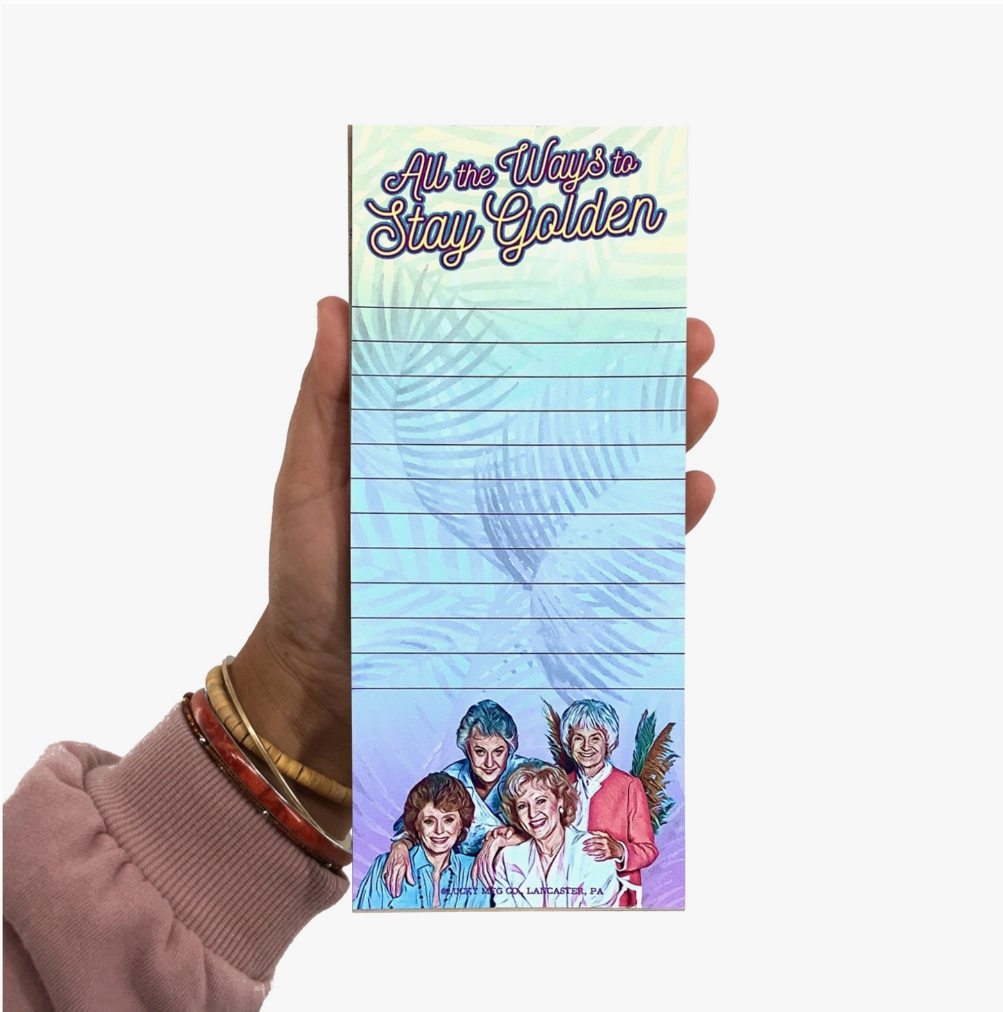 All The Ways To Stay Golden Magnetic Notepad - 50 sheets