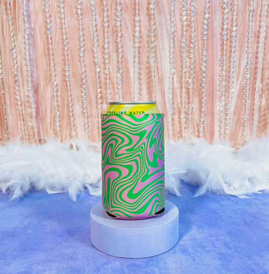Load image into Gallery viewer, Psychedelic Swirl Koozie
