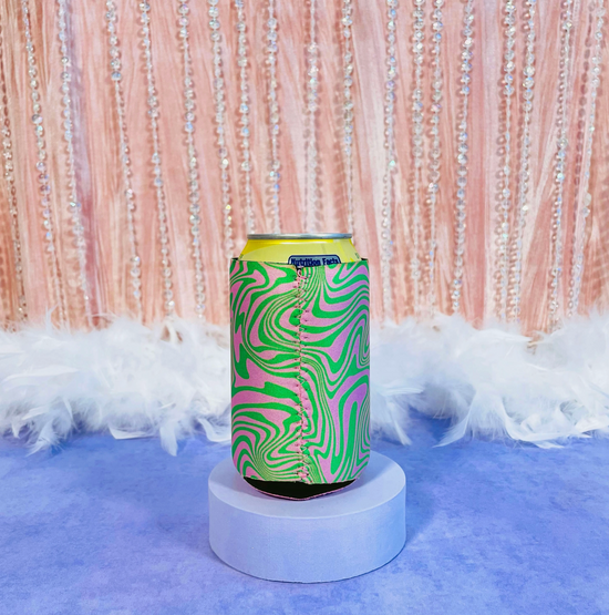 Load image into Gallery viewer, Psychedelic Swirl Koozie
