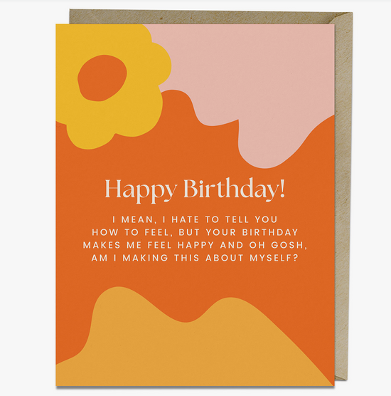 Load image into Gallery viewer, Your Birthday Makes Me Happy Card
