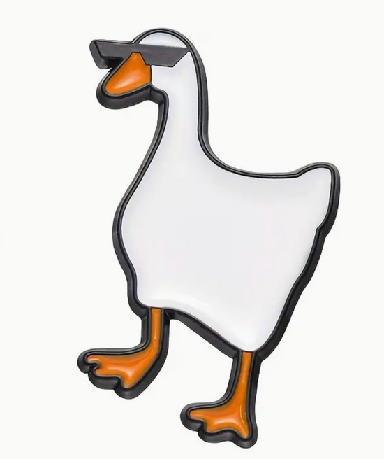 Load image into Gallery viewer, Goose WIth Glasses Pin
