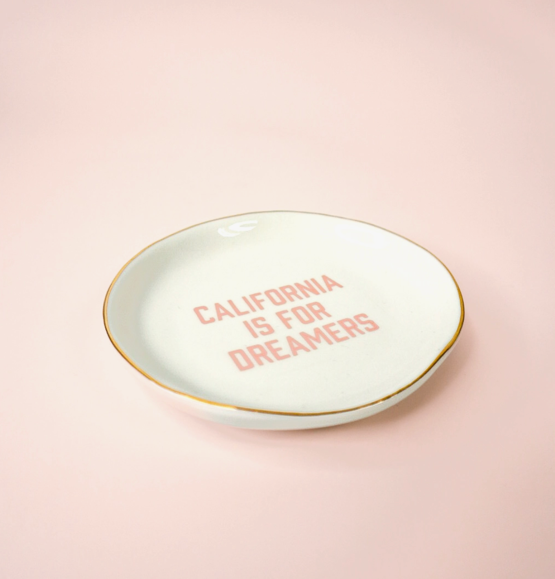 California Is For Dreamers Trinket Tray